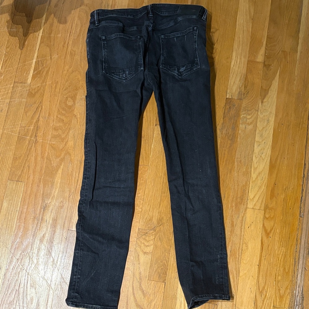 All Saints Dark Charcoal Skinny Jeans